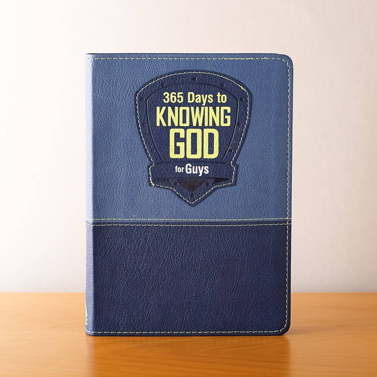 Christian Art Gifts Kid Book-365 Days to Knowing God for Guys-Faux Leather