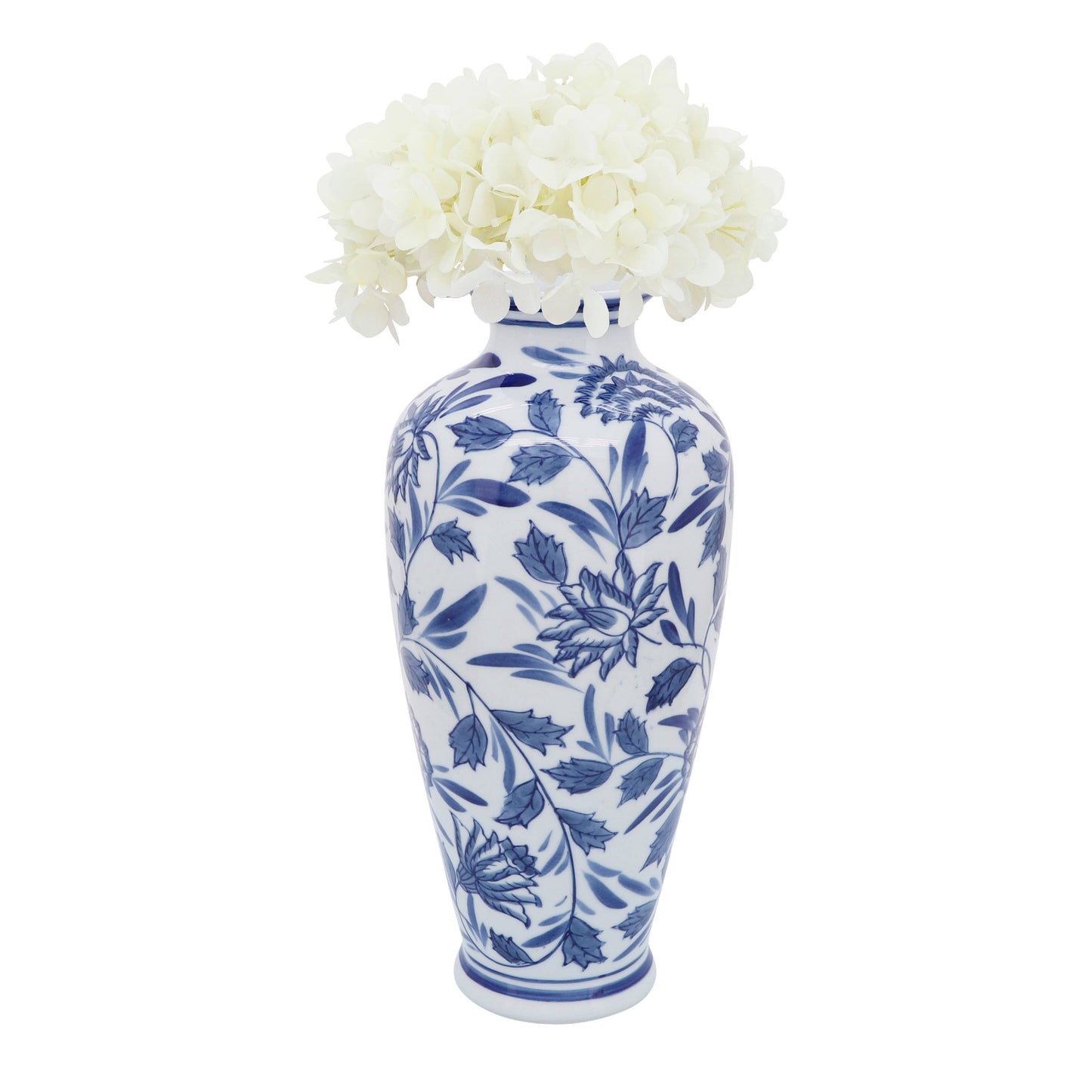 Sagebrook Home Blue Ceramic Decorative Vase (13 inch)