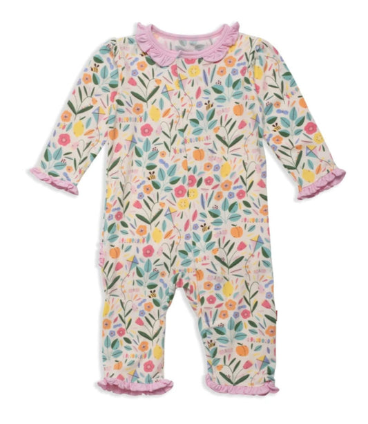 Magnetic Me Life's Peachy Modal Magnetic Ruffles Coverall (3-6 months)