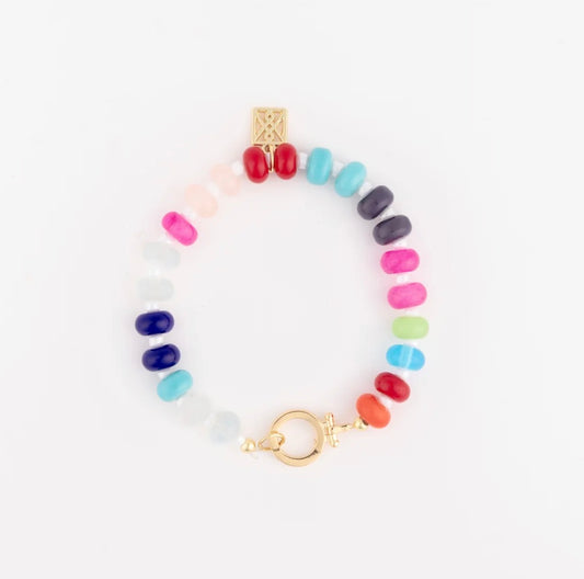 Michelle McDowell Thea Stone Charm Bracelet-Multi