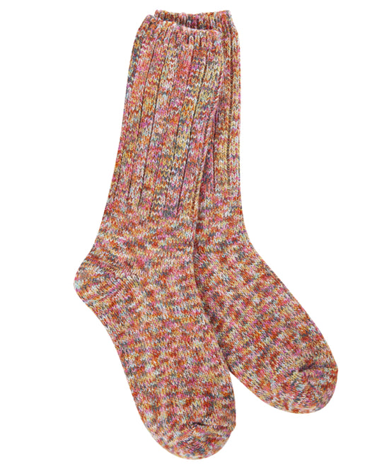 World’s Softest Socks Weekend Ragg Crew-Floral