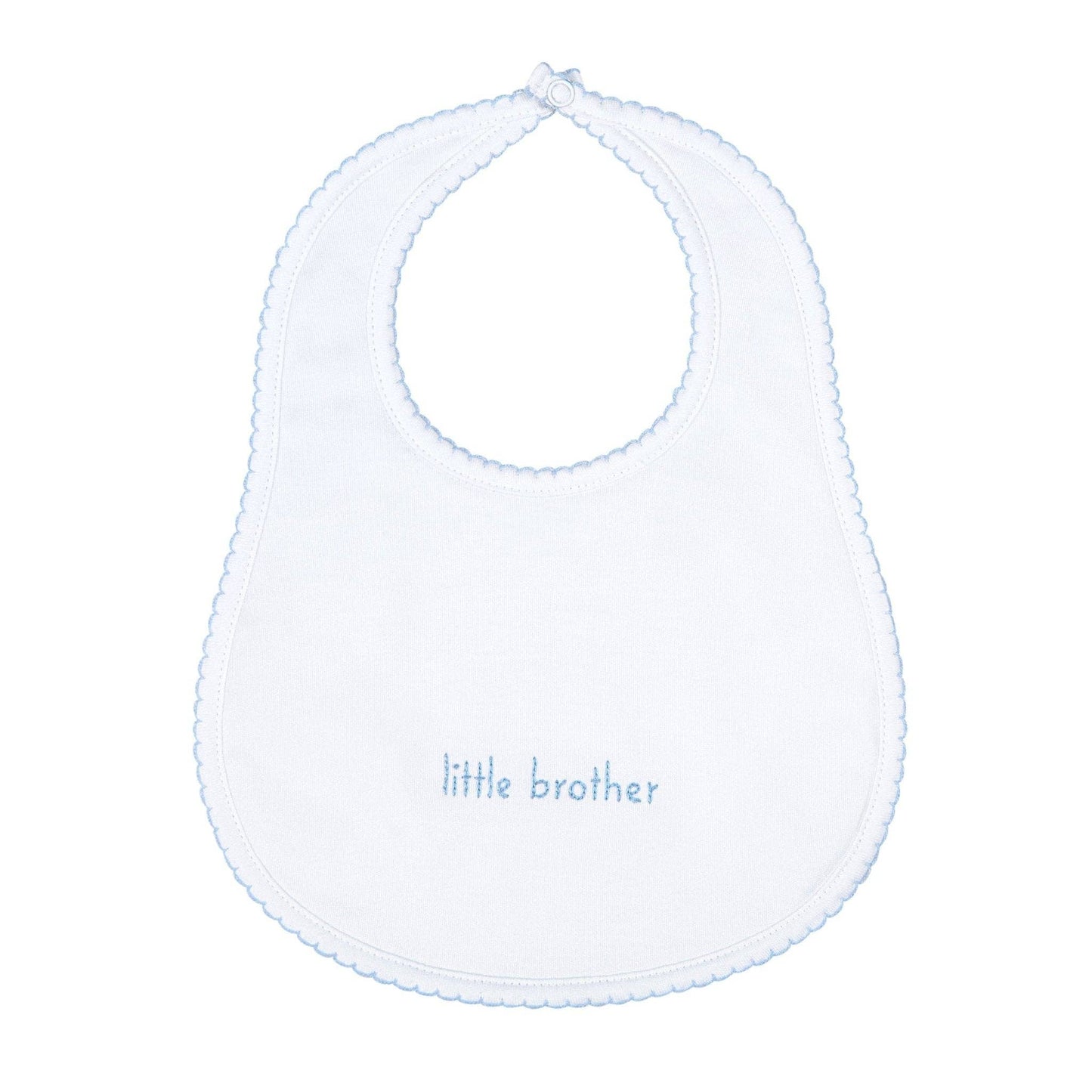 Magnolia Baby Little Brother Embroidered Bib