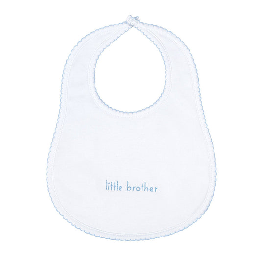 Magnolia Baby Little Brother Embroidered Bib