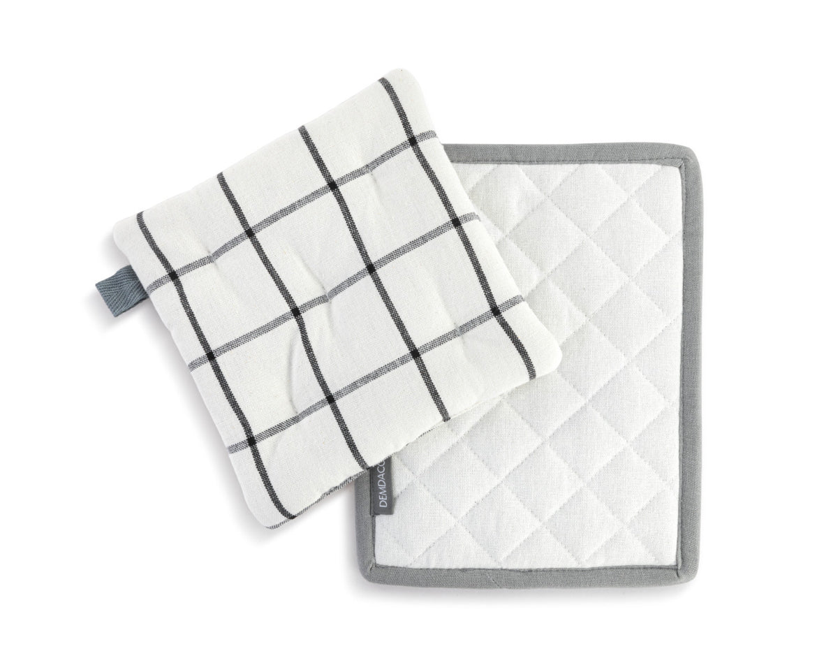 Demdaco Made With Love Hotpads-Set of 2