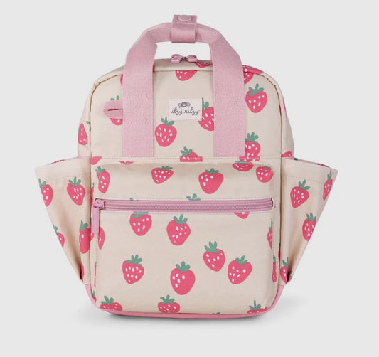 Itzy Ritzy Bitzy Toddler Backpack-Strawberries & Cream