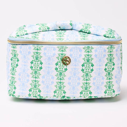 Mary Square Kiss and Makeup Bag-Heirloom Vine