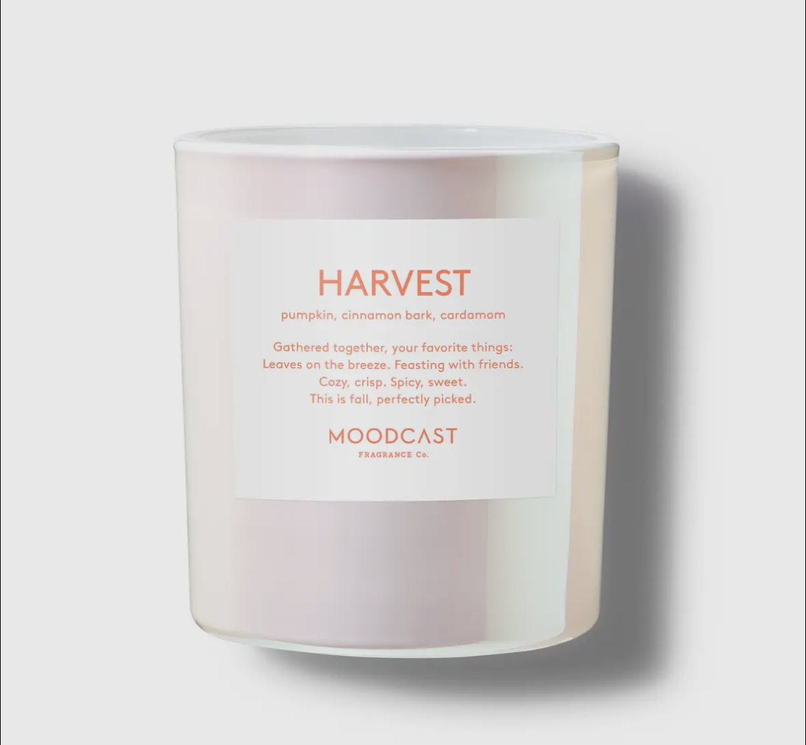 Moodcast Fragrance Co. Iridescent 8oz Coconut Wax Candle-Harvest