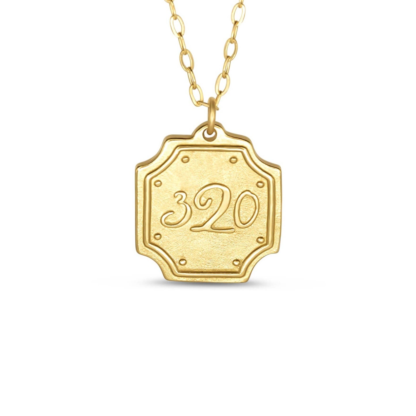 Madison Sterling Original Gold Necklace (32”)-Ephesians 3:20