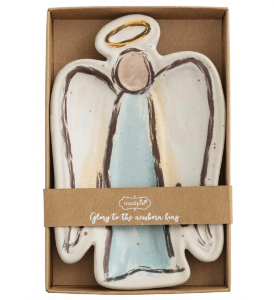Mudpie Long Wing Angel Tidbit Dish