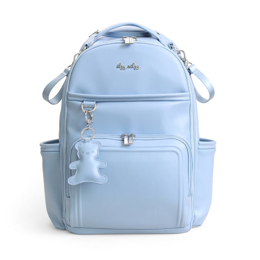 Itzy Ritzy Teddy Blue Boss Plus Backpack Diaper Bag