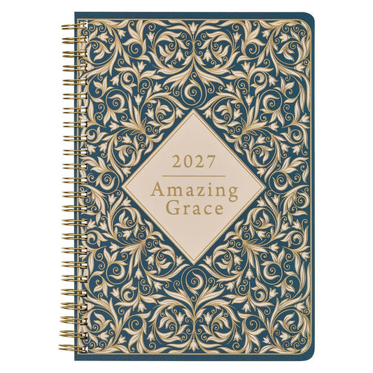 Christian Art Gifts 2027 Weekly Planner-Amazing Grace