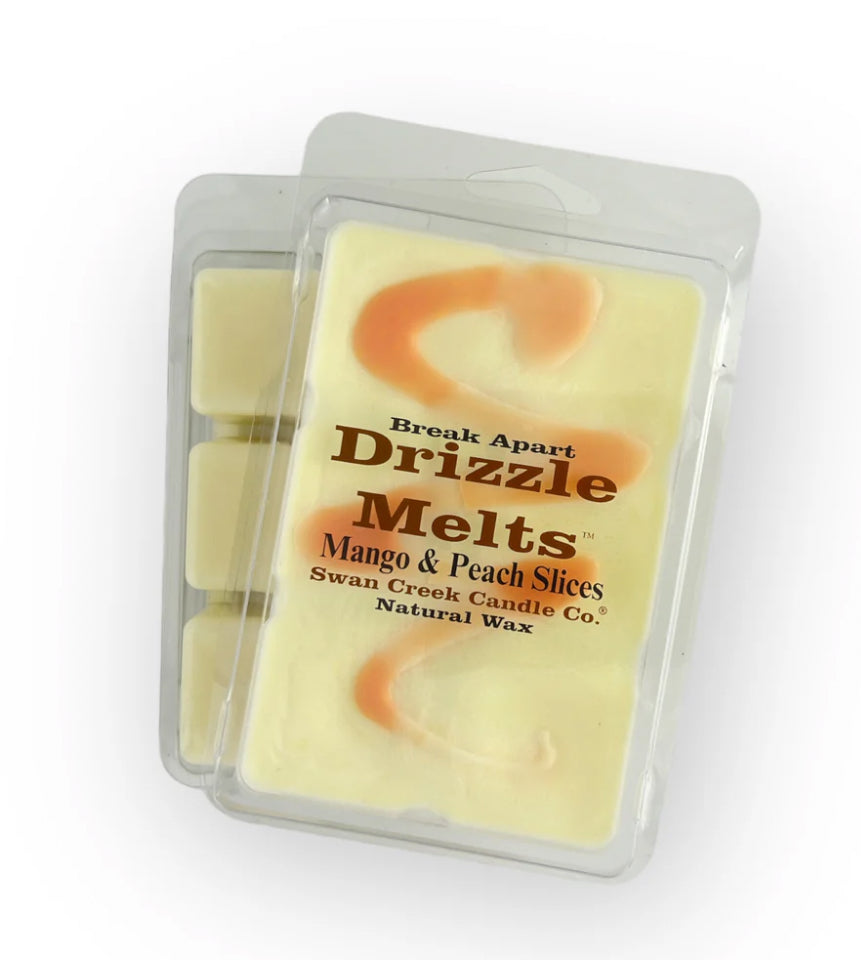 Swan Creek Candle Co. Drizzle Melts 5.25 oz-Mango & Peach Slices