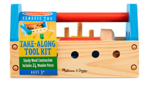 Melissa & Doug Wooden Take-Along Tool Kit