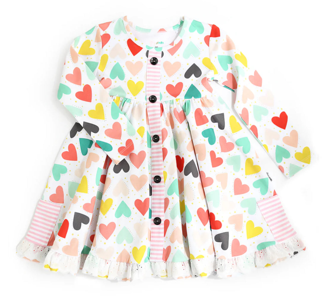 Gigi & Max Jayde and Lily Button Dress