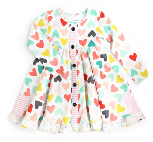 Gigi & Max Jayde and Lily Button Dress