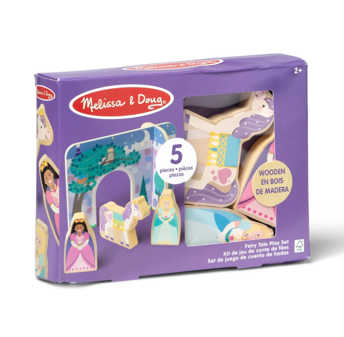 Melissa & Doug Wooden Fairy Tale Play Set