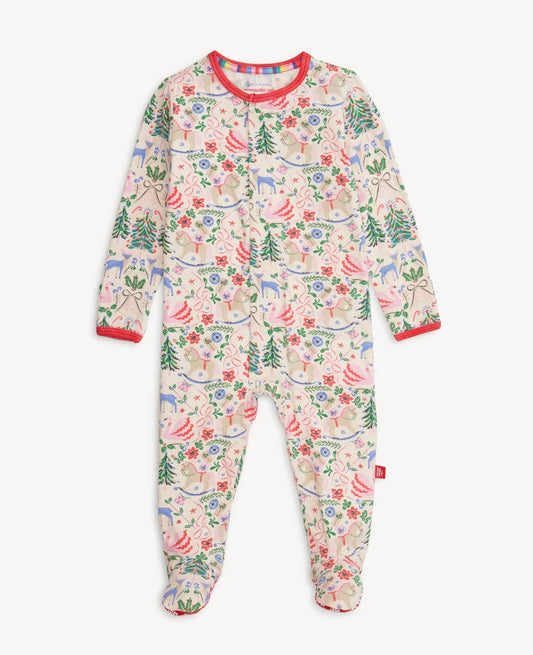 Magnetic Me Original Cotton Magnetic Footie-Sugar Plum