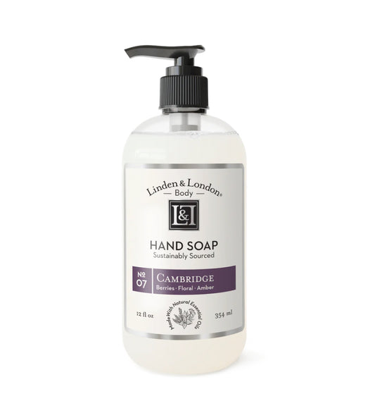 Linden & London Hand Soap (12 oz)-Cambridge