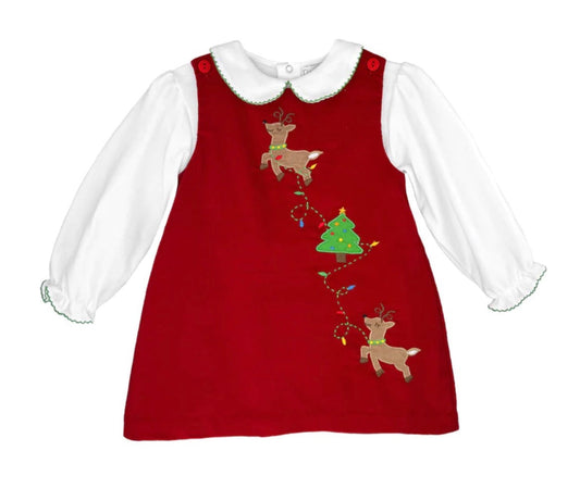 Petit Ami Reindeer Applique Jumper (9 months)