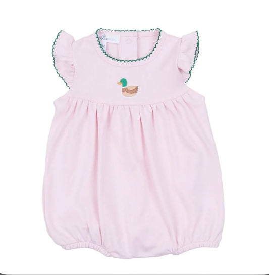 Magnolia Baby Magnolia Baby Mini Mallard Embroidered Bubble-Pink