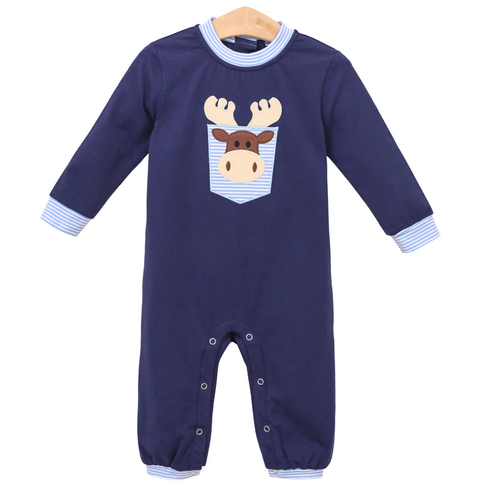 Trotter Street Kids Moose Romper