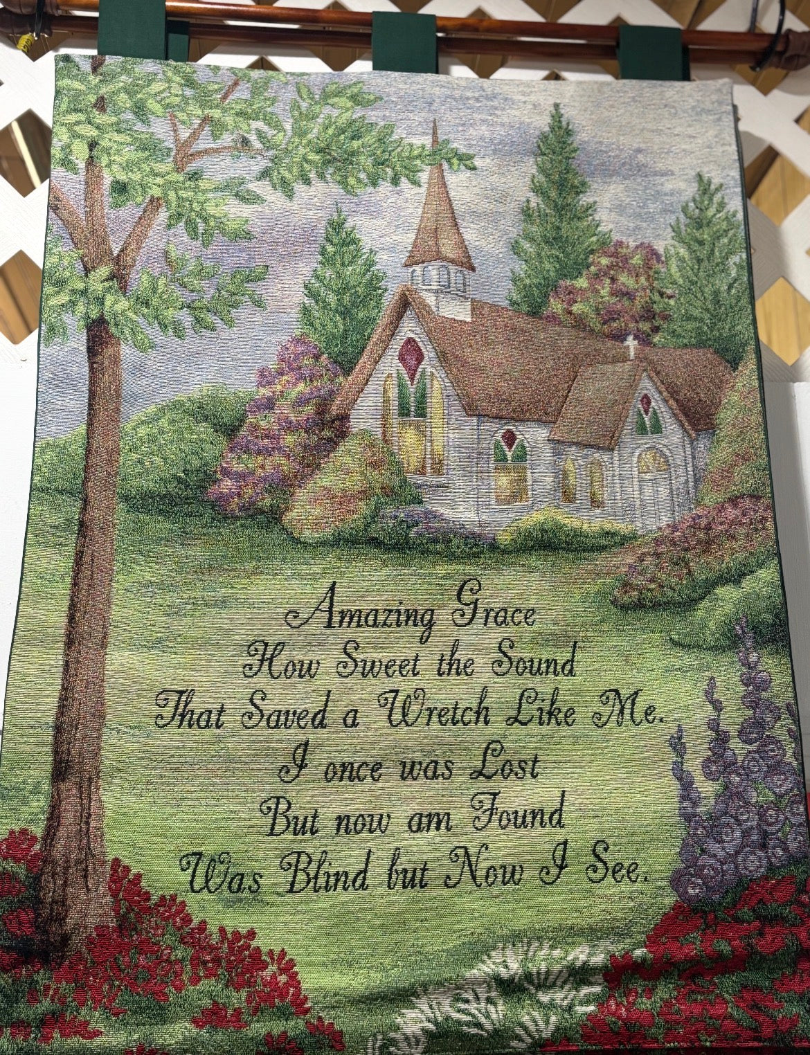 Amazing Grace Tapestry Wall Hanging