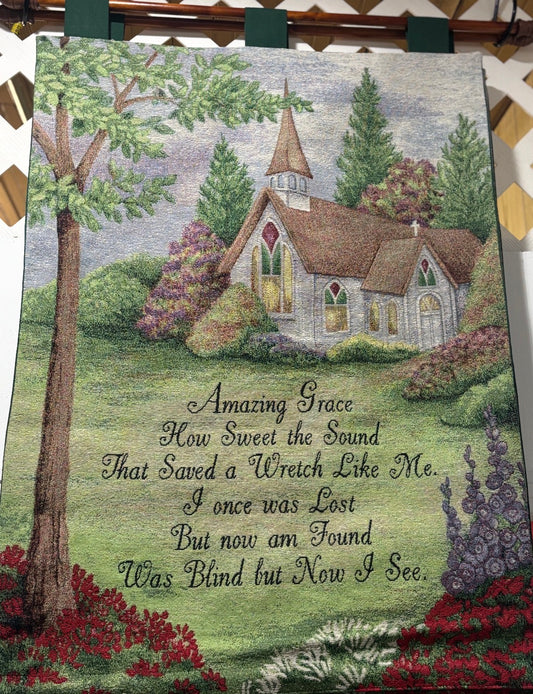 Amazing Grace Tapestry Wall Hanging