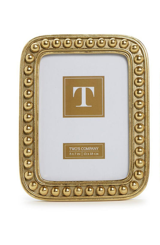 Two’s Company Gold Ball Photo Frame-5x7