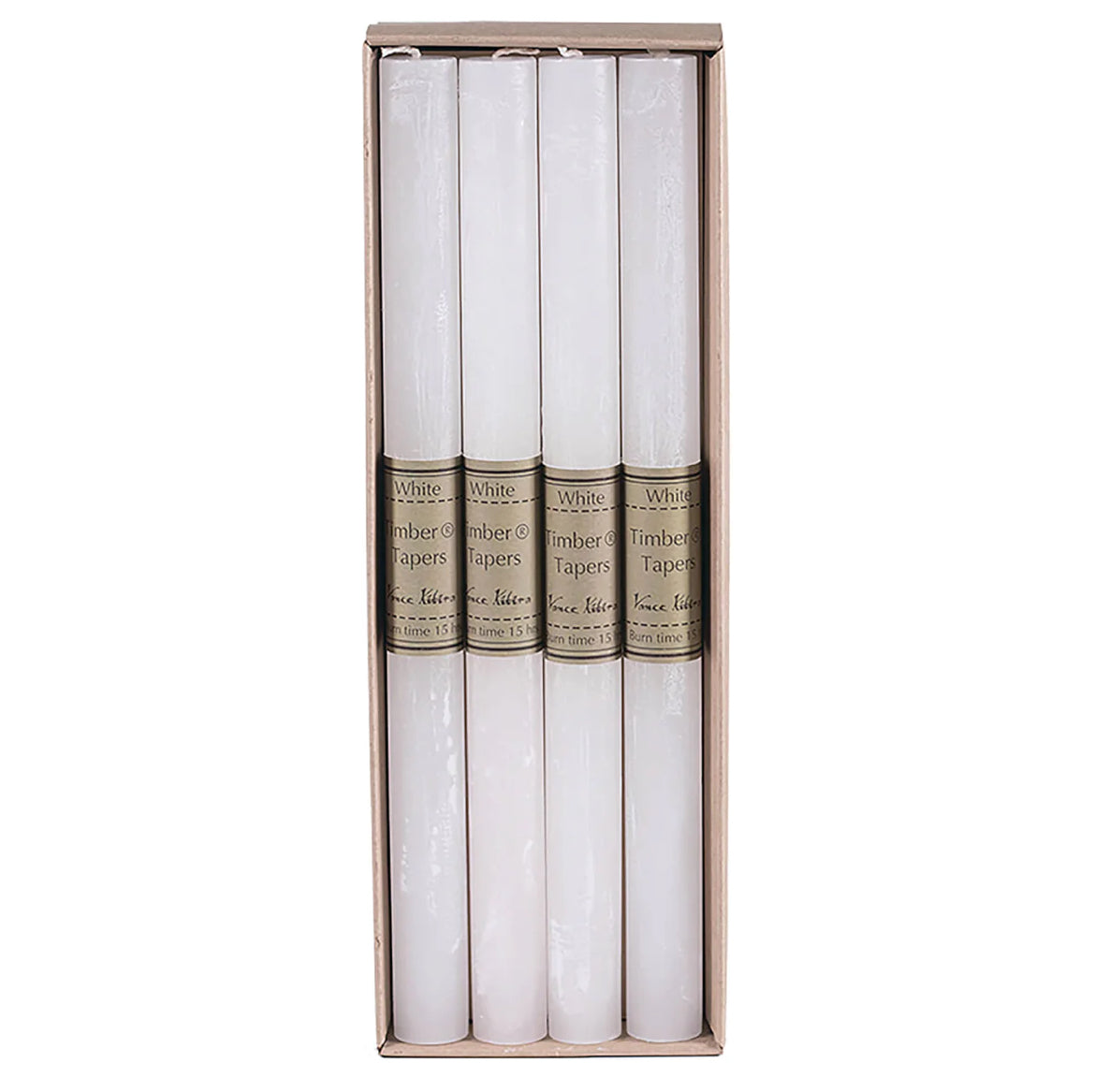 Sullivan’s Brand White Timber Tapers