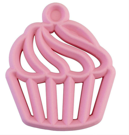Itzy Ritzy Chew Chew Silicone Baby Teether-Cupcake
