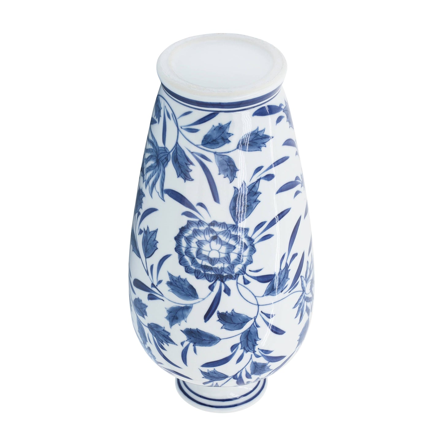 Sagebrook Home Blue Ceramic Decorative Vase (13 inch)