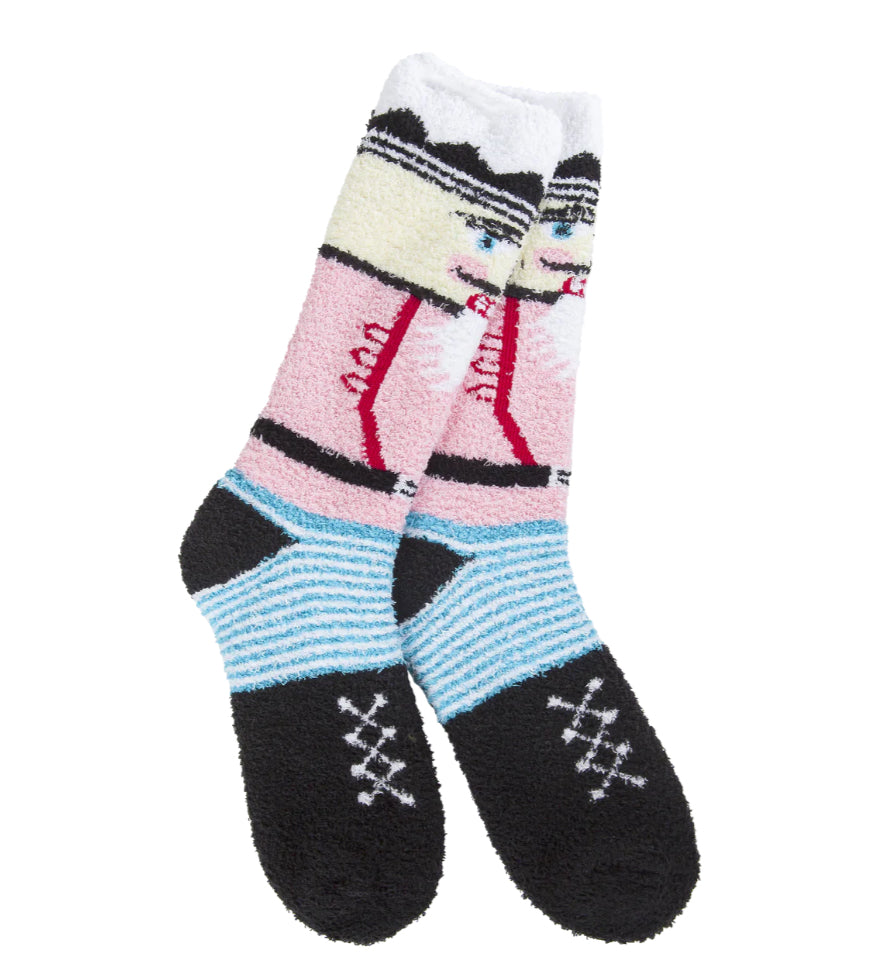 World’s Softest Socks Holiday Christmas Cozy Crew-Nutcracker