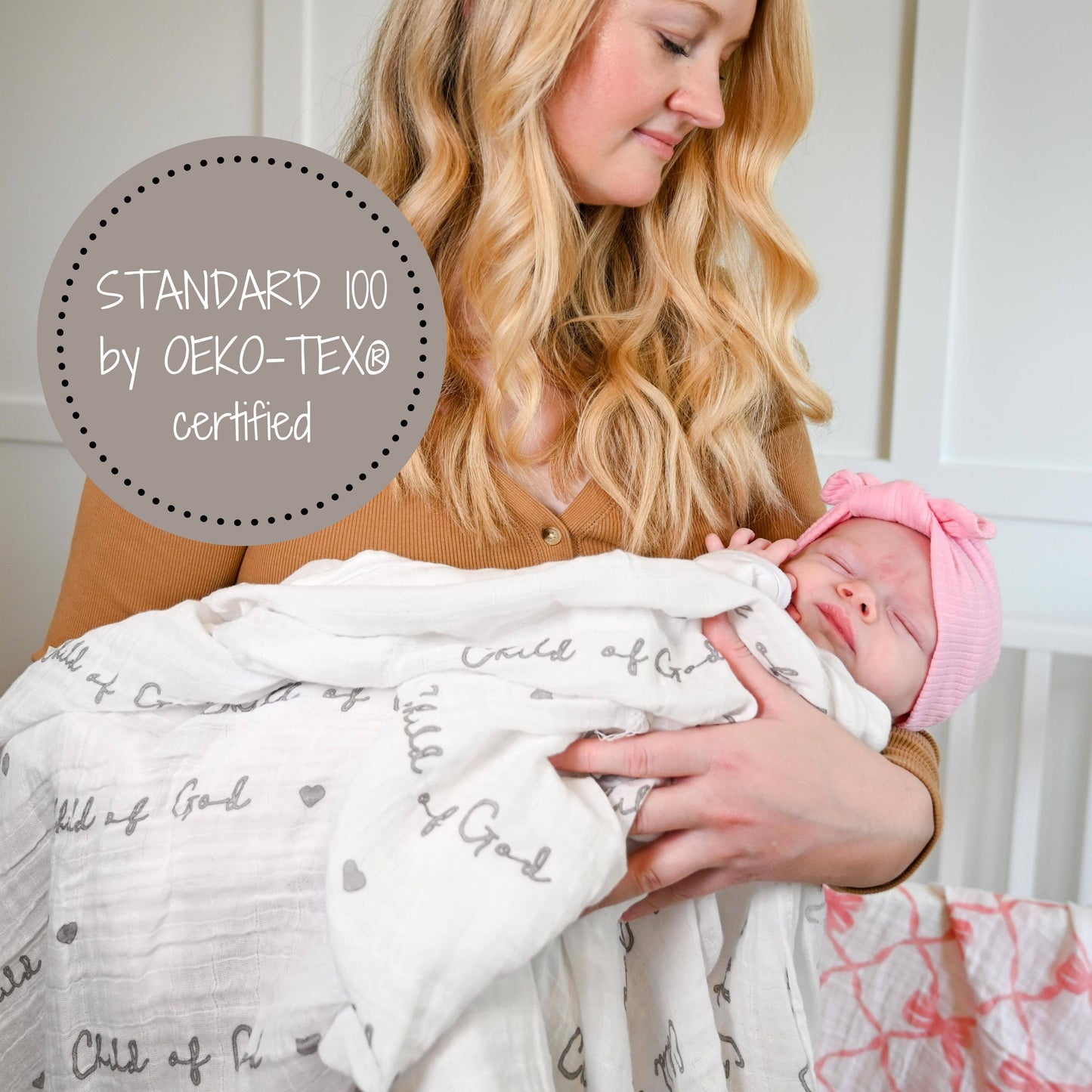 LollyBanks Baby Muslin Swaddle Blanket-Child of God