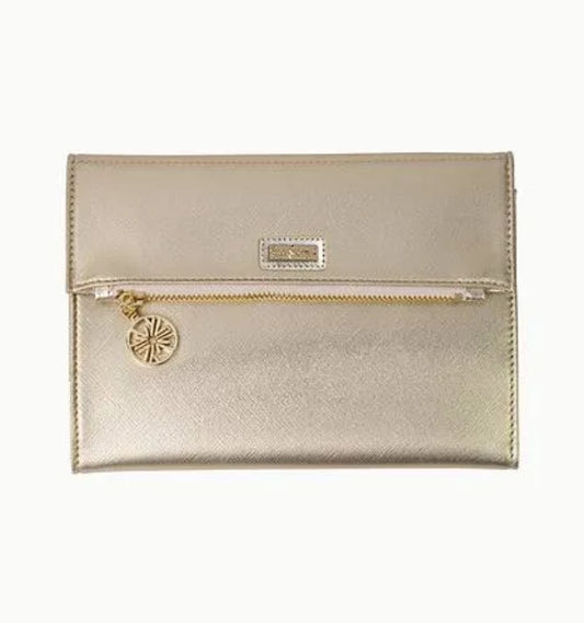 Lilly Pulitzer Notepad Folio-Gold