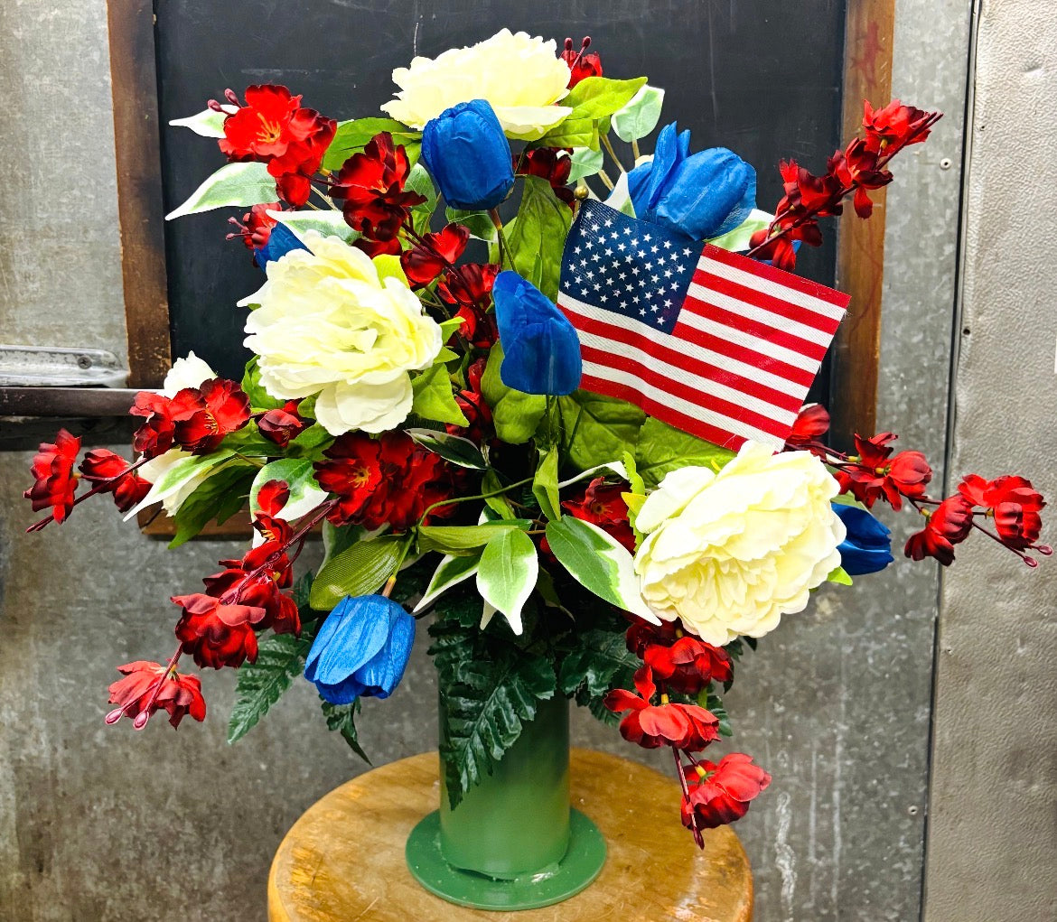 Patriotic Vase Insert