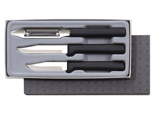 Rada Black Handled Basics Knife Gift Set