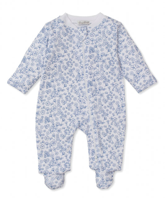 Kissy Kissy Fall Flower Party Zip Footie