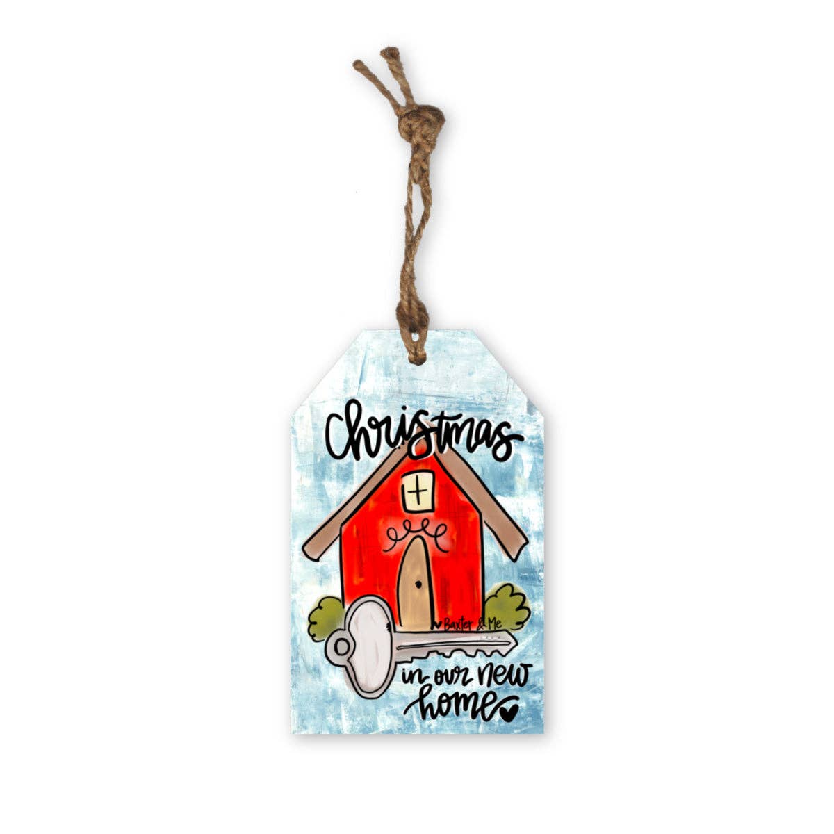 Baxter & Me Christmas New Home Tag Ornament
