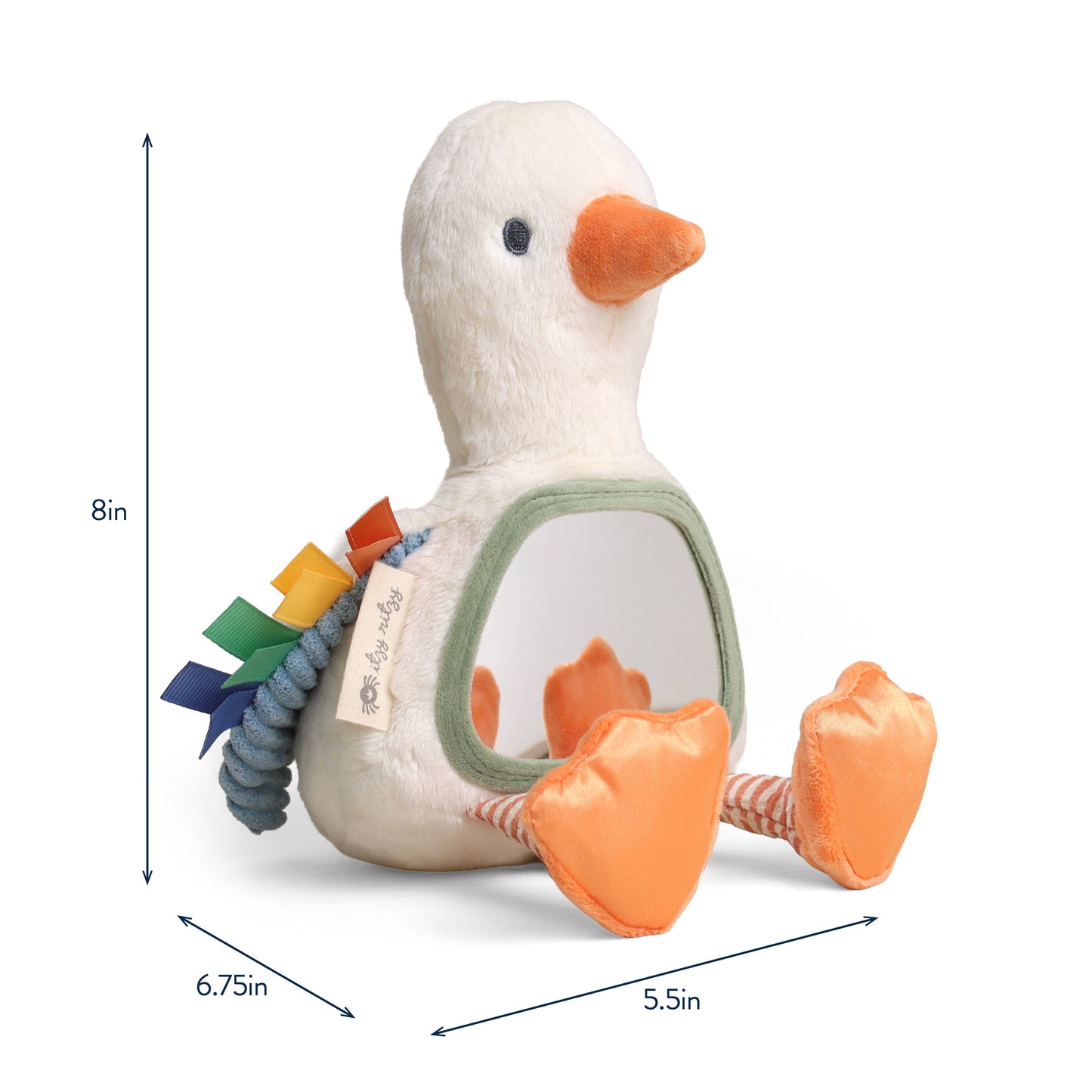 Itzy Ritzy Bitzy Sensory Mirror-Goose