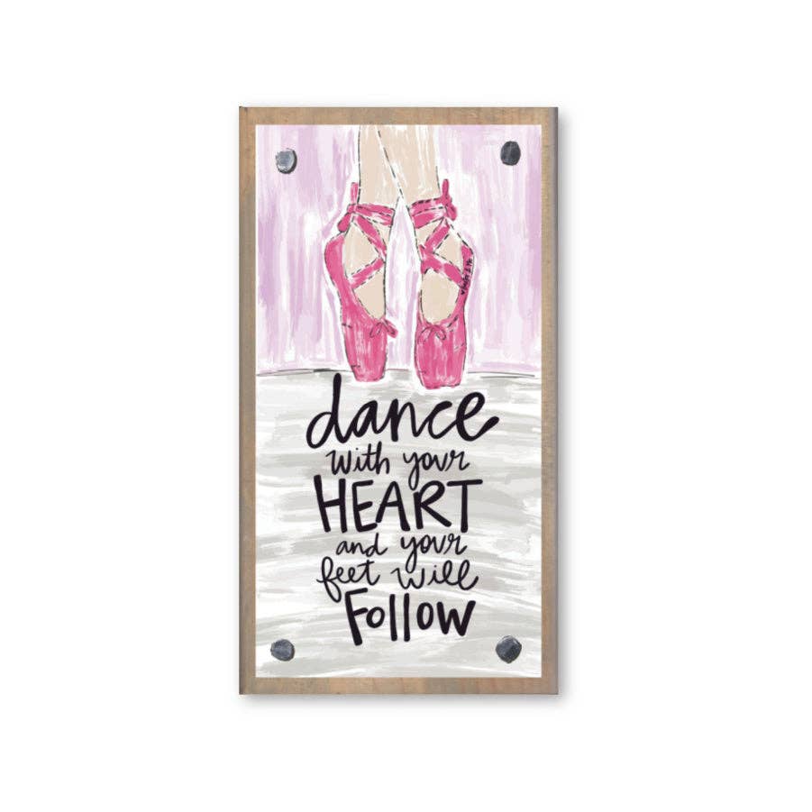 Baxter & Me Driftwood Happy Block-Dance