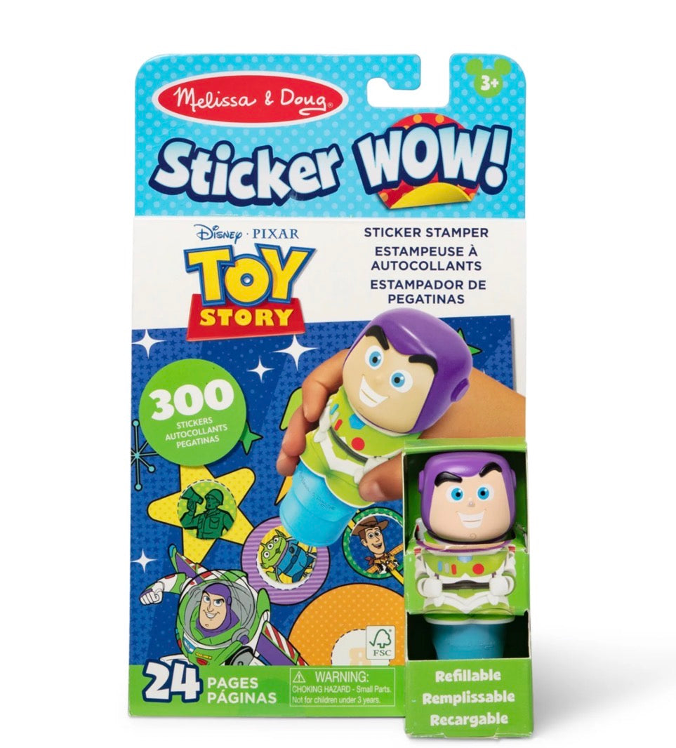 Melissa & Doug Sticker WOW!™ Activity Pad & Sticker Stamper - Buzz Lightyear