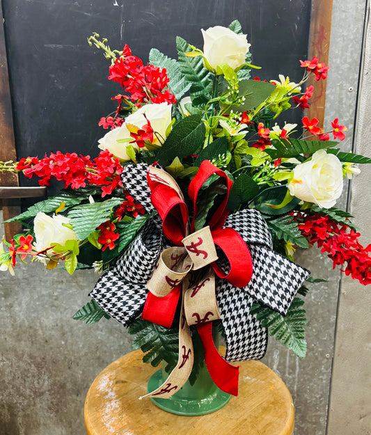Alabama Silk Memorial Vase Insert