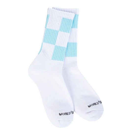 World’s Softest Socks Holiday Sport Crew-Checkered Plume