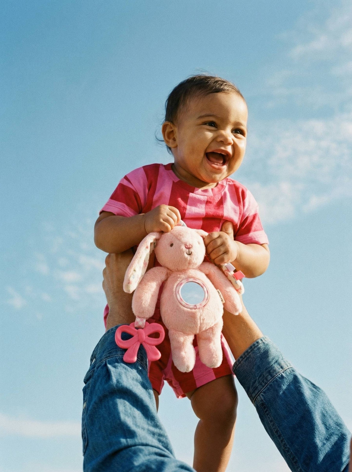 Itzy Ritzy Bitzy Traveler-Pink Bunny