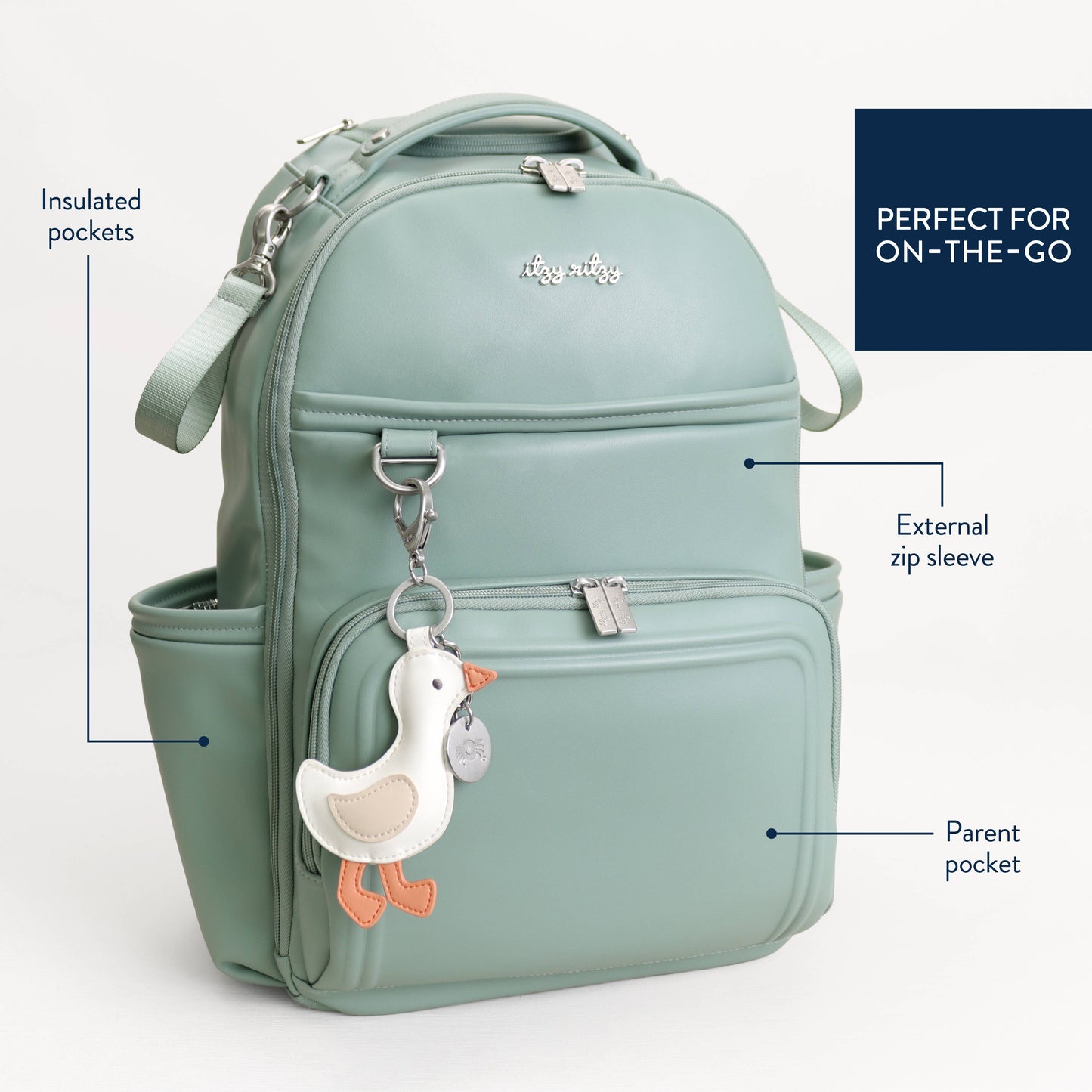 Itzy Ritzy Silly Goose Boss Plus Backpack Diaper Bag