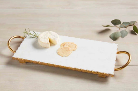 Mudpie Gold Edge Marble Board Handles