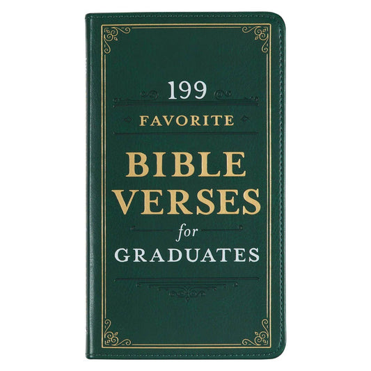 Christian Art Gifts 199 Favorite Bible Verses for Graduates-Faux Leather