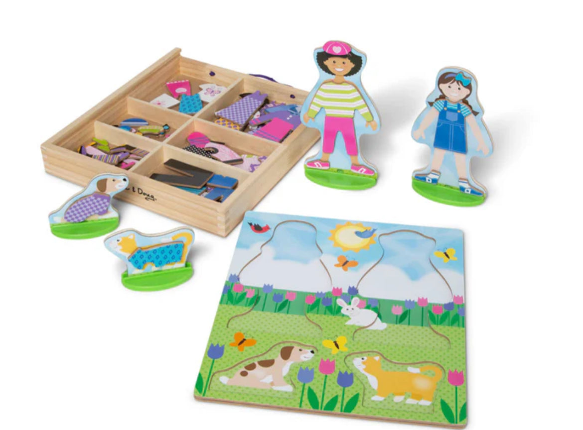 Melissa & Doug Best Friends Magnetic Dress-Up Play Set