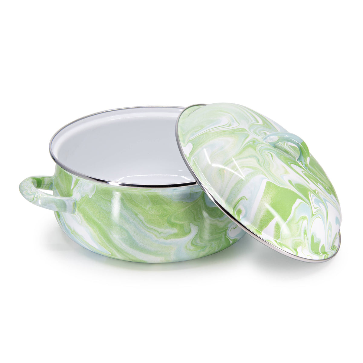 Golden Rabbit Enamelware Modern Monet Dutch Oven