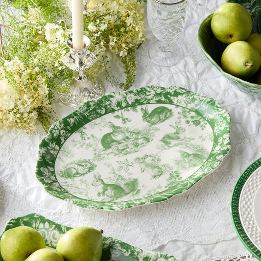 Certified International Le Jardin Oval Platter